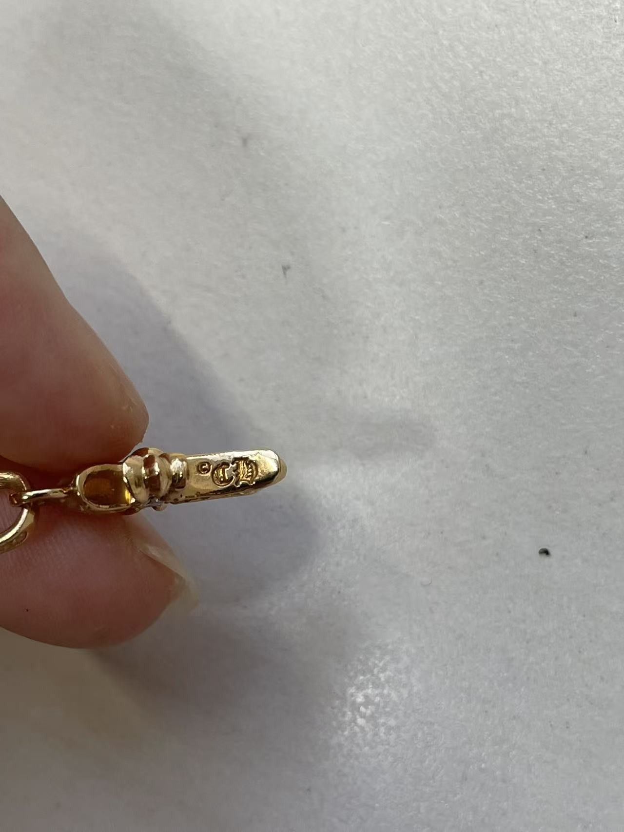 Chrome Hearts Chrome Hearts 22K Gold Diamonds Babyfat Drop Earring Size ONE SIZE - 10 Thumbnail