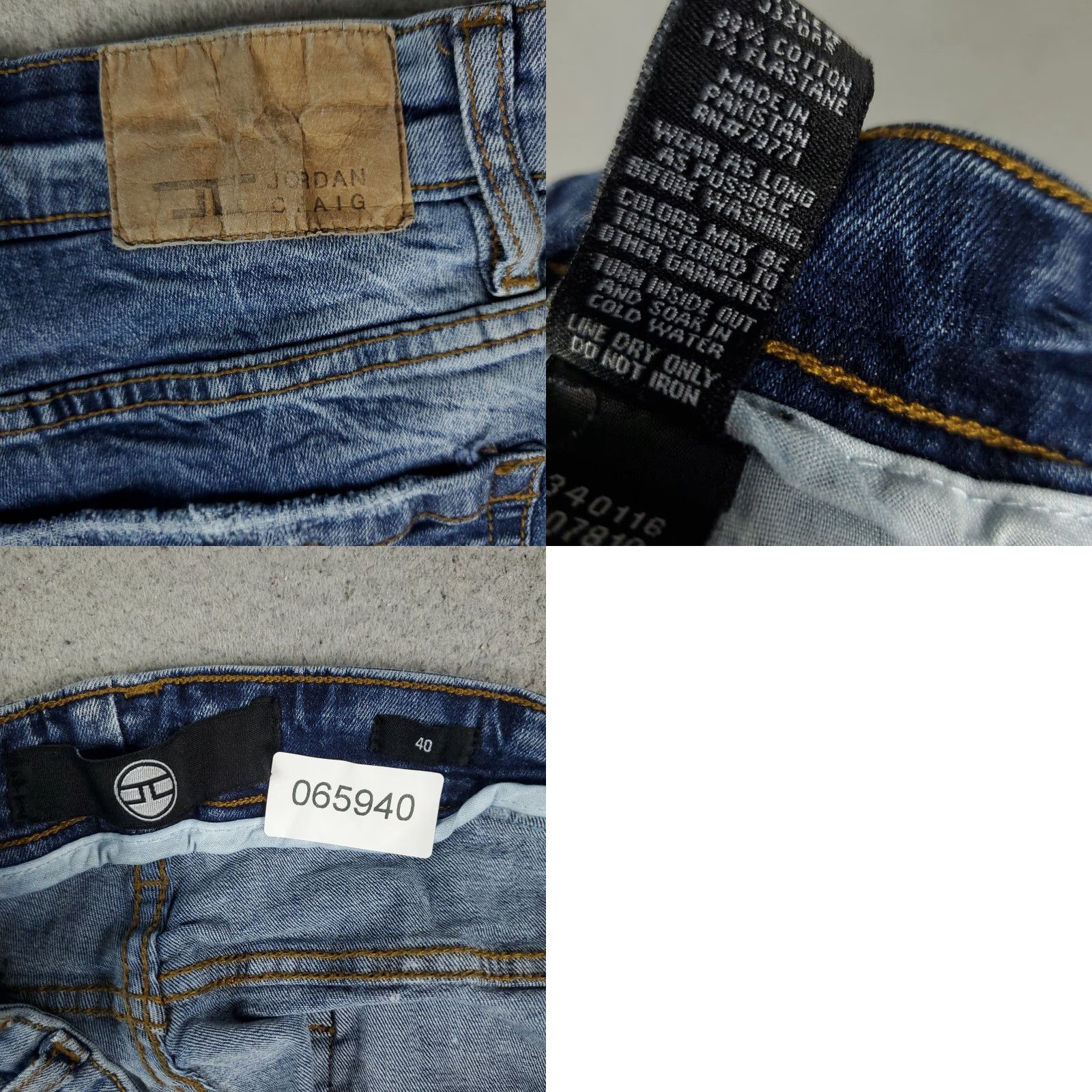 Jordan Craig Jordan Craig Shorts Mens Size 40 Blue Stretch Denim Bermuda 5-Pocket Pocket Jeans Cargo Style Regular Rise Mid Front Flat Front Shirt? Size US 40 / EU 56 - 8 Thumbnail