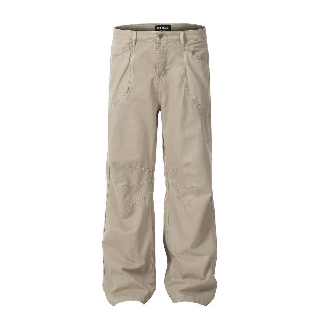 Japanese Brand × Jean Men's loose retro straight wide-leg casual workwear trousers Size US 32 / EU 48 - 1 Thumbnail
