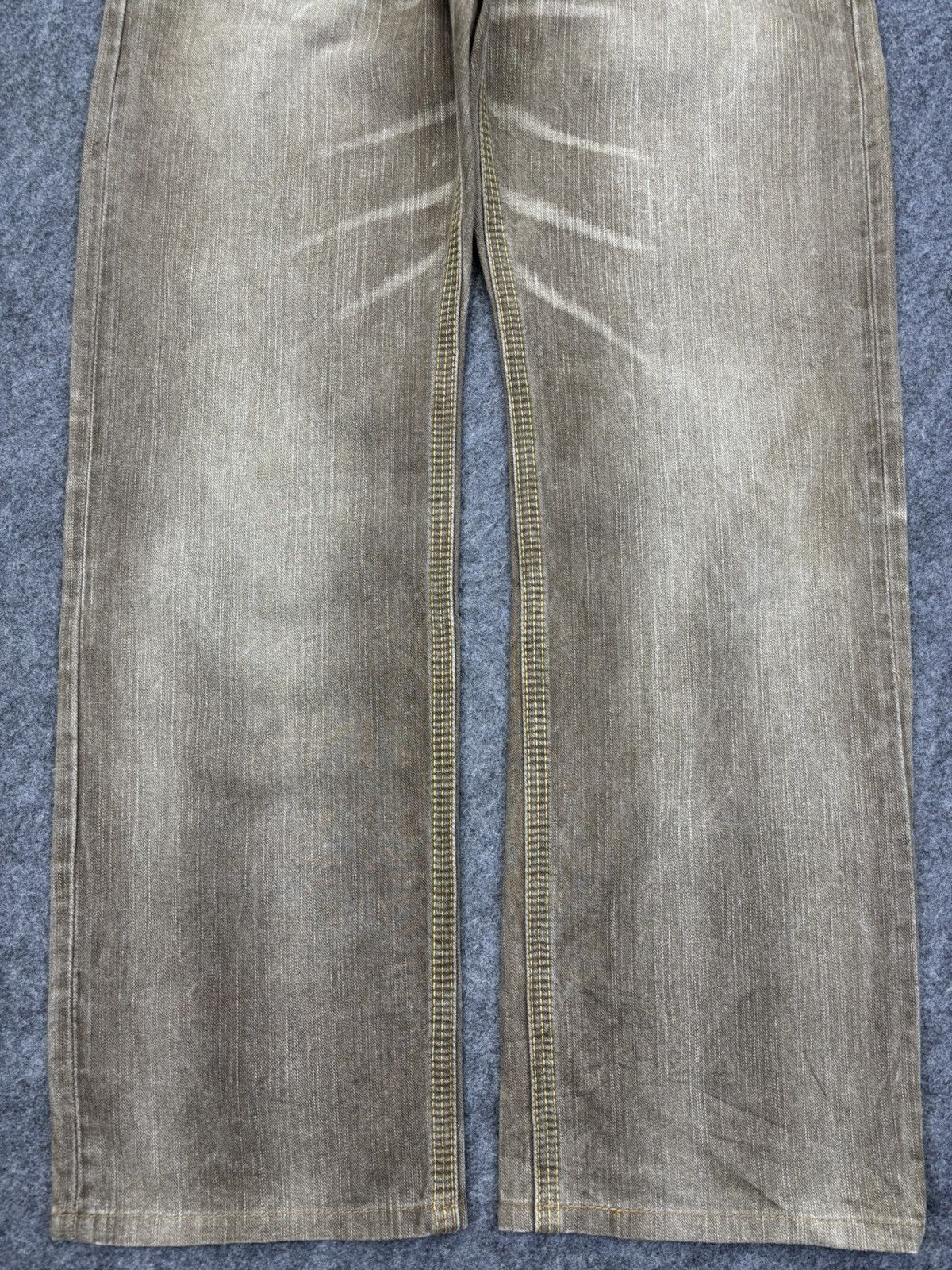 Edwin 90s Style💥Wide Edwin XVS Faded Brown Denim F762 Size US 32 / EU 48 - 4 Thumbnail
