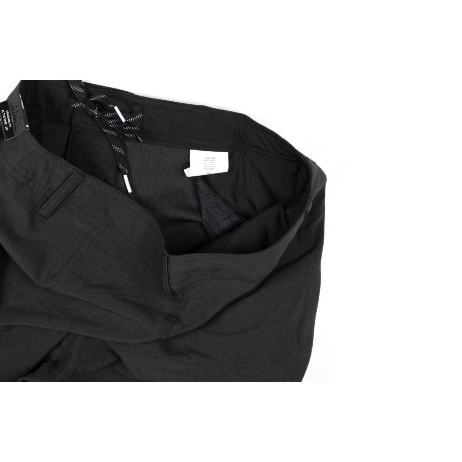 O'Neill O'Neill Men's Loaded 2.0 Hybrid Shorts 30 x 11" Black Heather Regular Athletic Pockets Stretch Zip Beach Golf Hiking Activewear Size US 30 / EU 46 - 4 Thumbnail