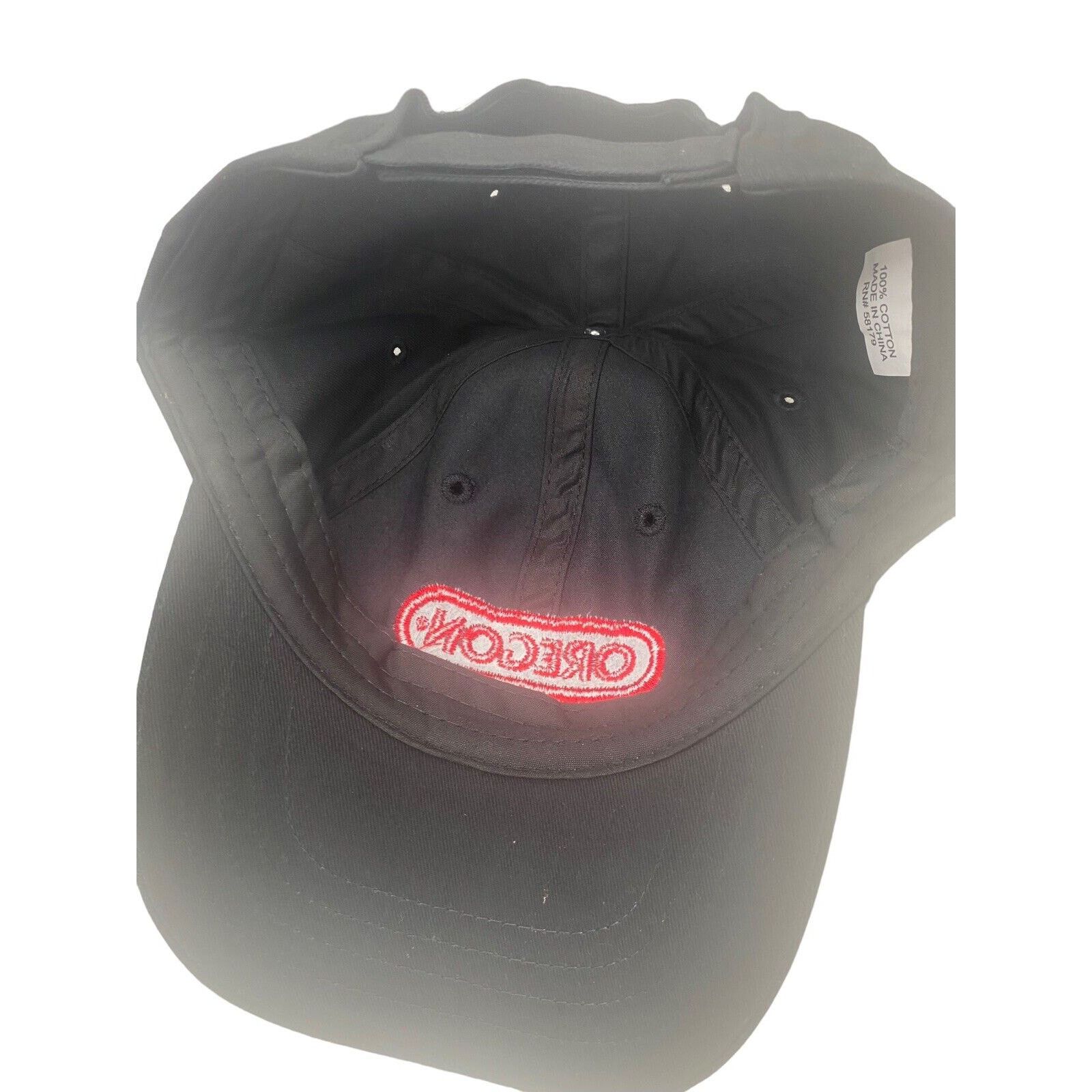 Other Oregon Cap Hat Adult Adjustable Black Logo Size ONE SIZE - 6 Thumbnail