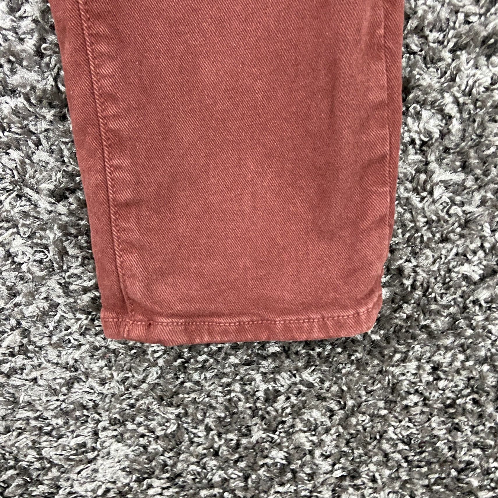 Paige PAIGE Skyline Skinny Jeans Women’s 31 Red Size 24" / US 00 / IT 34 - 2 Thumbnail