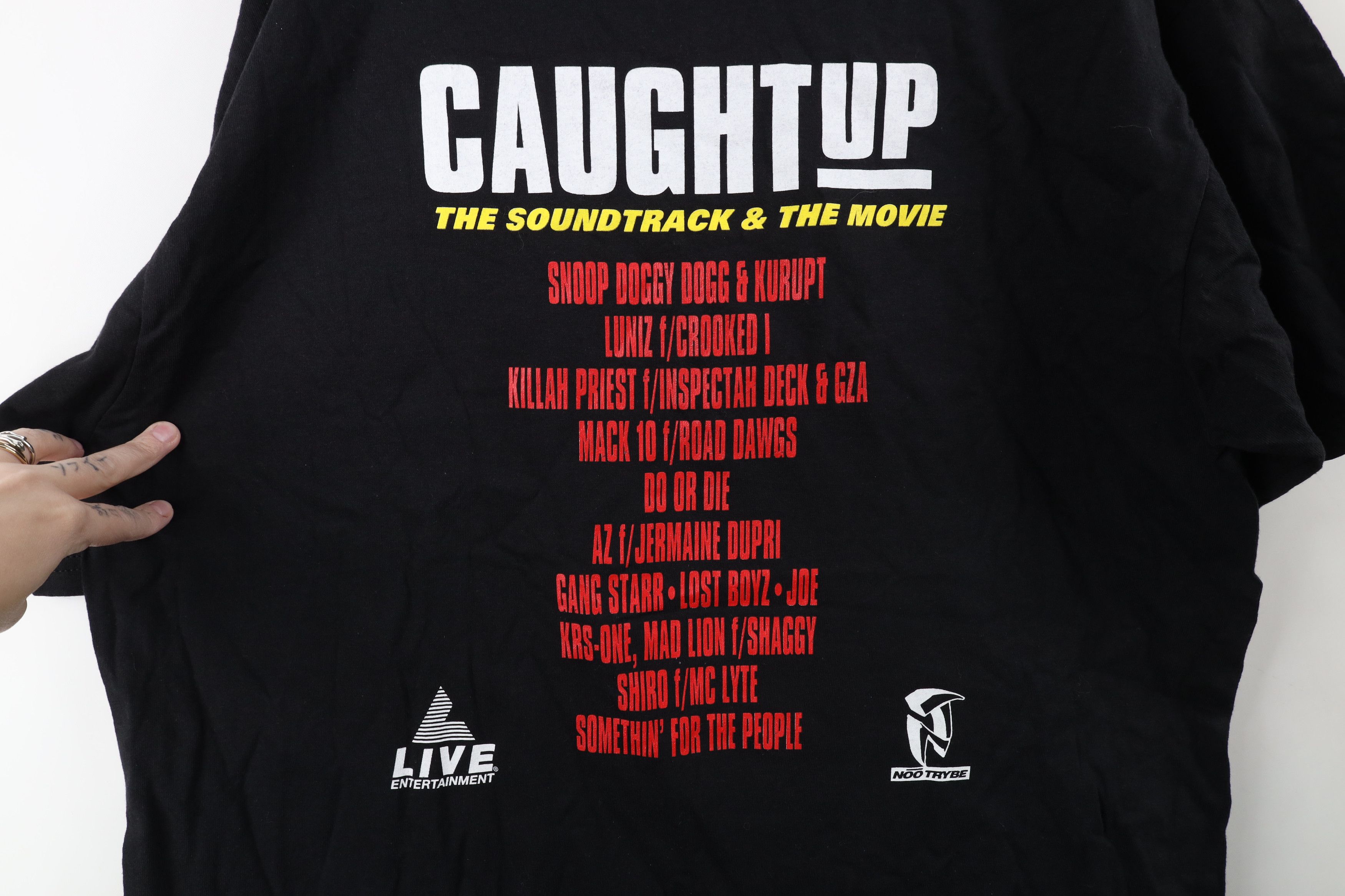 Vintage Vintage 90s Streetwear Caught Up Short Sleeve T-Shirt Snoop Size US XL / EU 56 / 4 - 12 Thumbnail