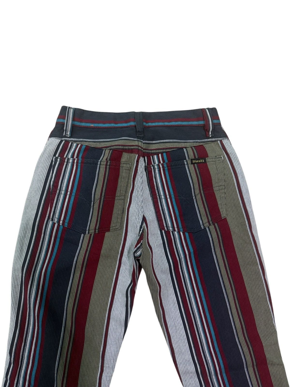 Diesel DIESEL STRIPE FLARE PANT Size 26" / US 2 / IT 38 - 9 Thumbnail
