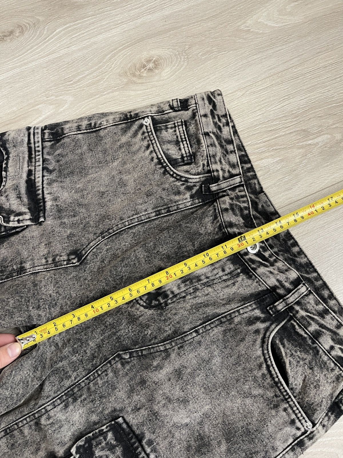 Vintage Supermade jeans cargo denim with pockets XL Size US 36 / EU 52 - 11 Thumbnail