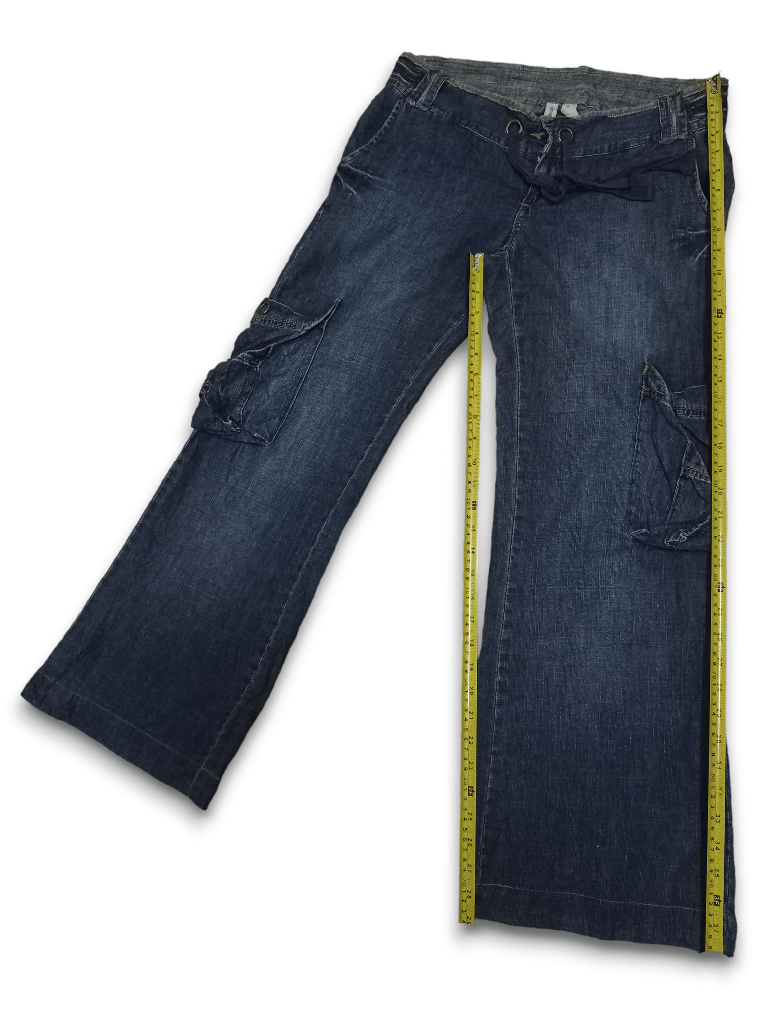 Japanese Brand Vintage Japanese Brand Parachute Cargo Flare Pants Size US 32 / EU 48 - 6 Thumbnail
