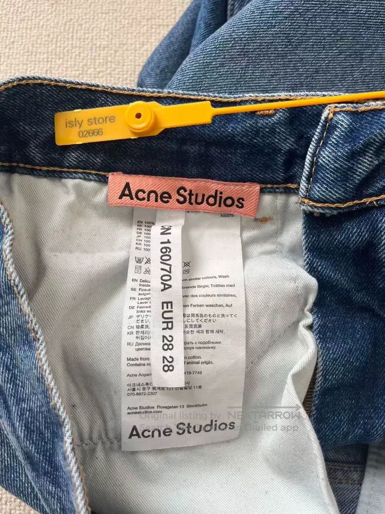 Acne Studios Acne Studios Cleanfit wide-leg high-waisted vintage flared Size 28" / US 6 / IT 42 - 4 Thumbnail