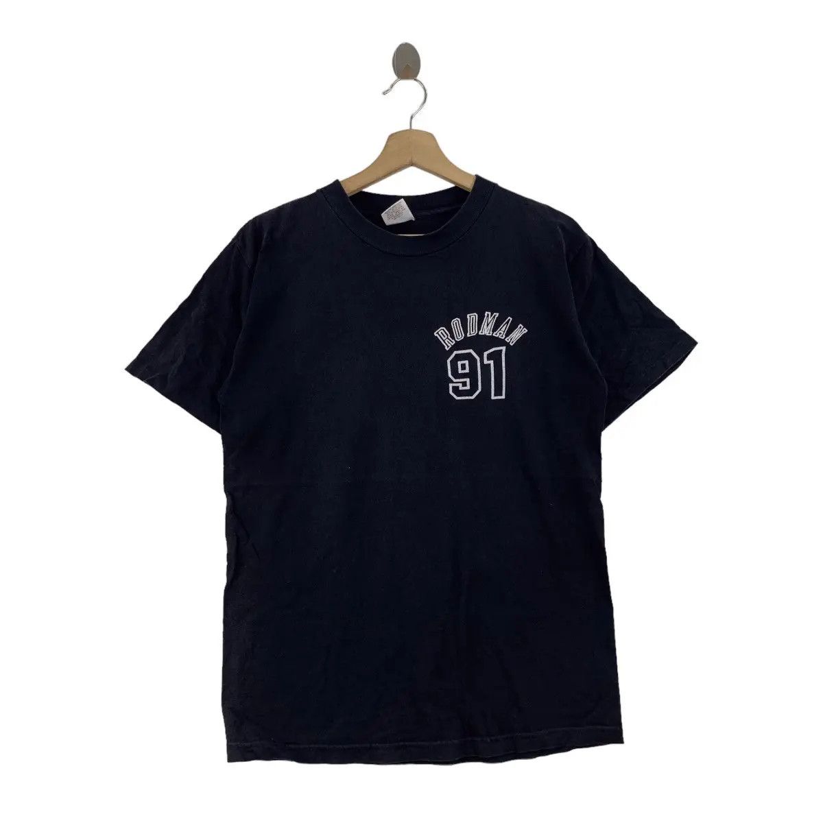 NBA Vintage 1997 NBA DENNIS RODMAN Bulls Era 91 Tee Shirt Size US M / EU 48-50 / 2 - 3 Thumbnail