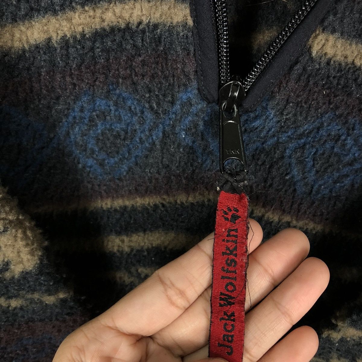 Japanese Brand 🔥90’s Navajo Aztec Fleece Jacket Polartec Jack Wolfskin Size US M / EU 48-50 / 2 - 11 Thumbnail