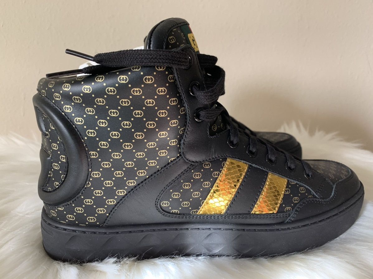 Gucci Gucci x Dapper Dan Hi-Top Sneakers Size US 7.5 / EU 40-41 - 5 Thumbnail