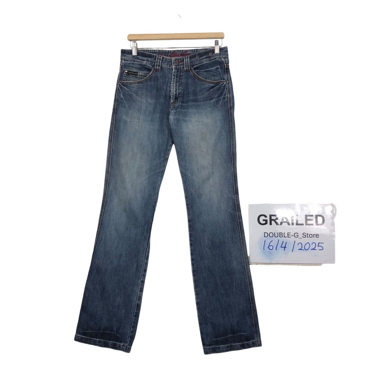 Calvin Klein 📌Vintage Denim Jeans Calvin Klein Jeans Bowcut Design Size 30" / US 8 / IT 44 - 1 Thumbnail