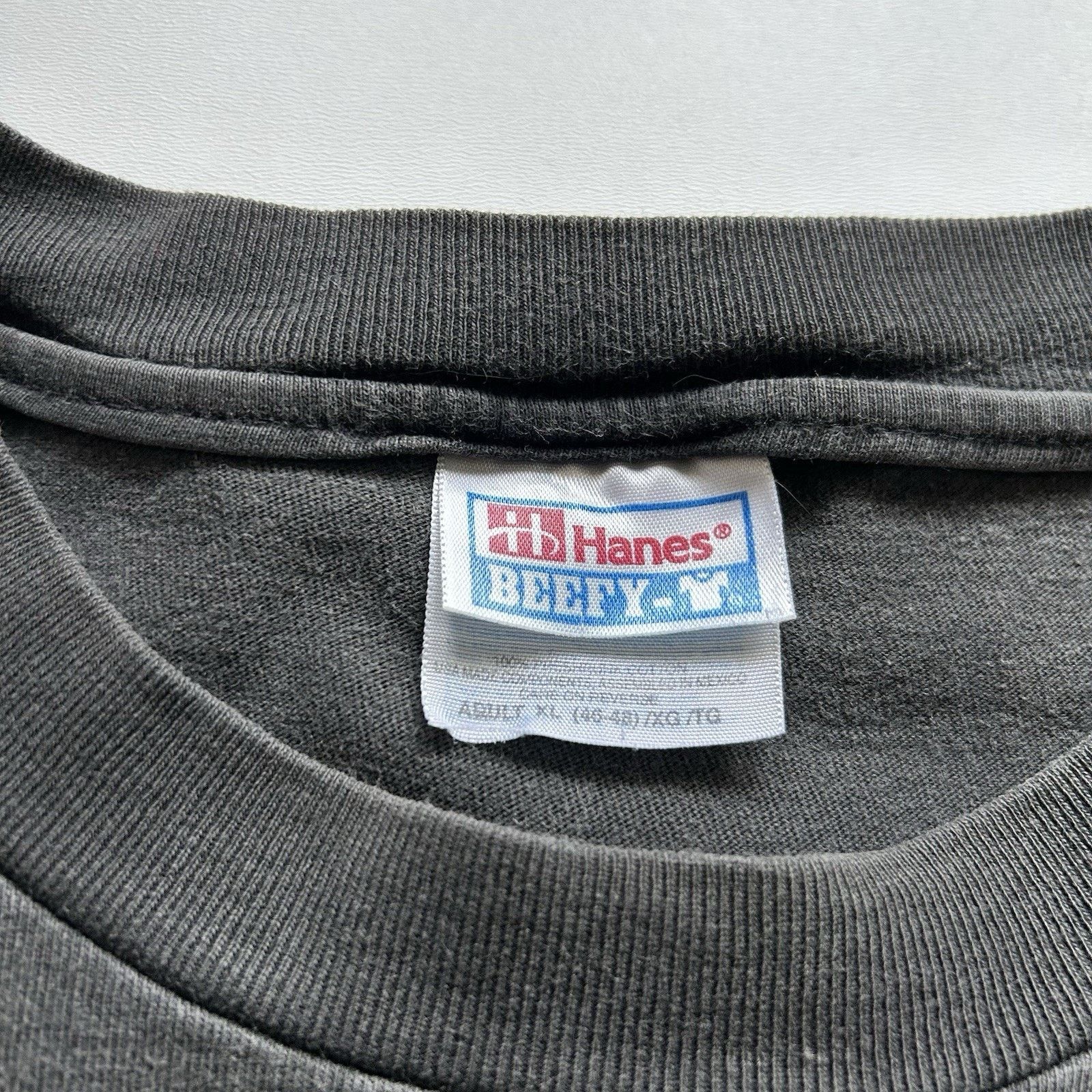 Hanes Vintage Molson Canadian T Shirt XL 90s Hanes Beefy T Faded Size US XL / EU 56 / 4 - 3 Thumbnail