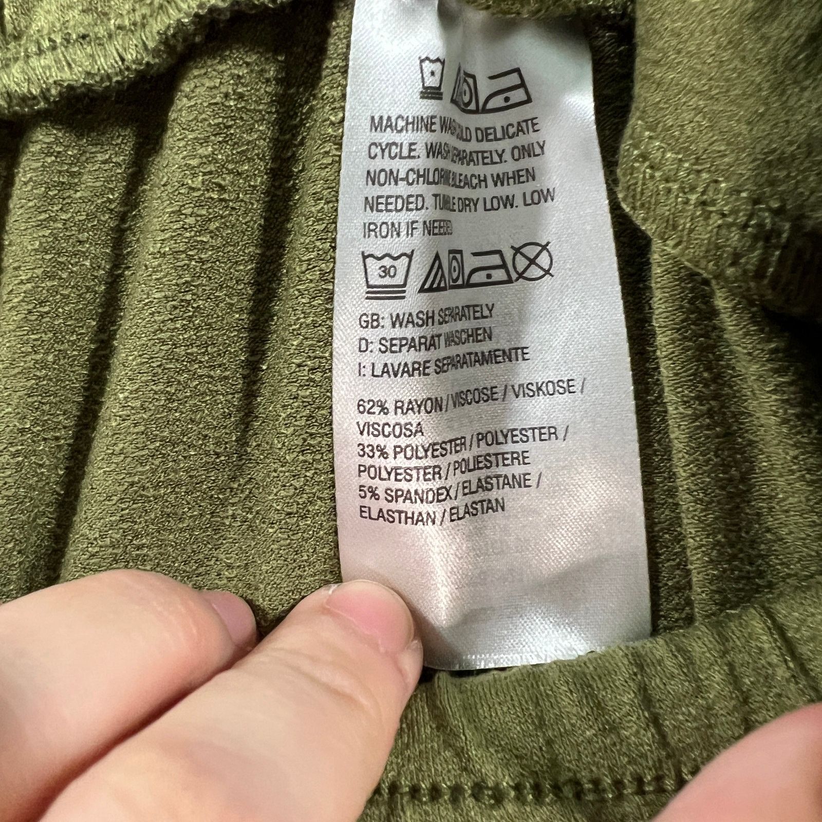 Other AnyBody Textured Knit Jersey Jogger with Tie Waistban Size 38" / US 16 / IT 52 - 8 Thumbnail