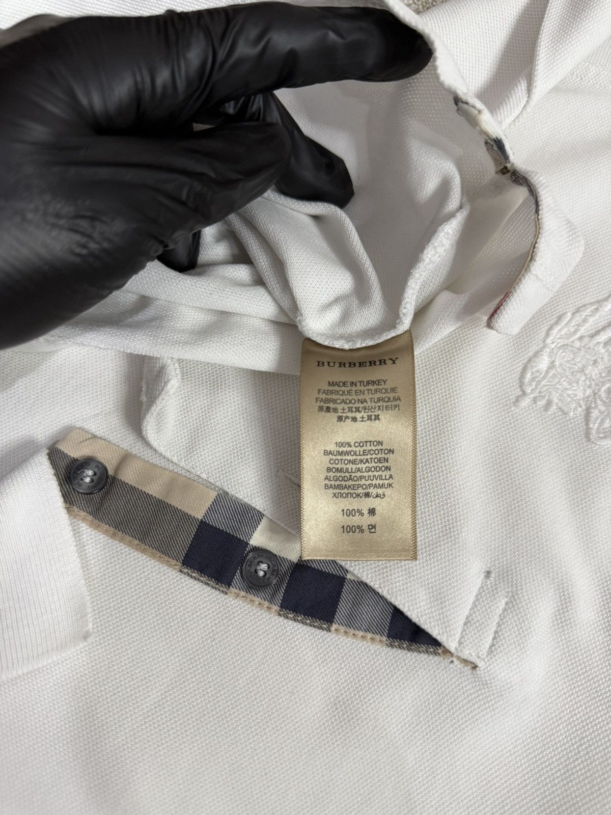 Burberry Cotton Polo Shirt Size US L / EU 52-54 / 3 - 5 Thumbnail
