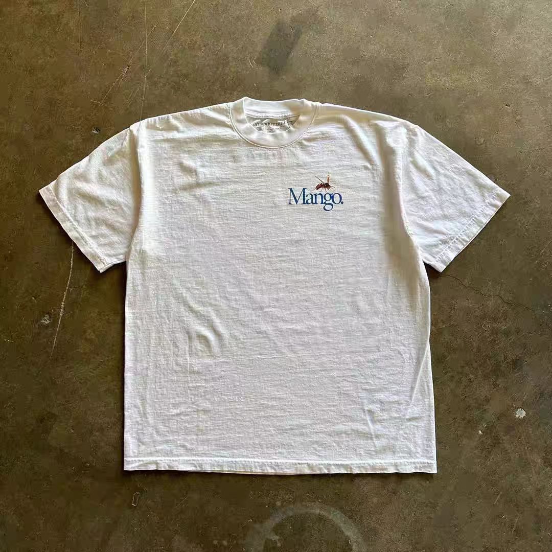Vintage White Vintage Mango-Print T-Shirt Size US M / EU 48-50 / 2 - 2 Thumbnail
