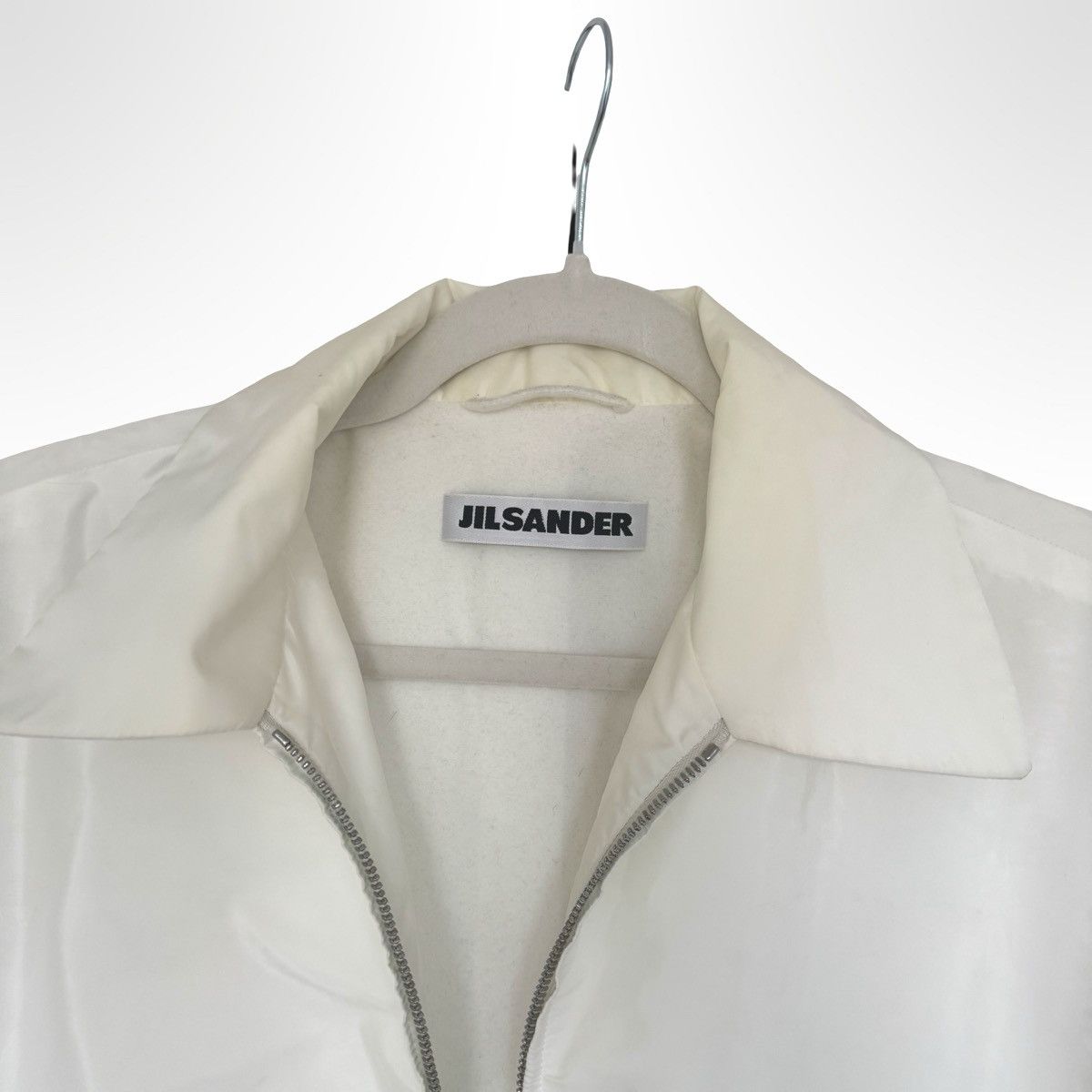 Jil Sander Jil Sander white nylon jacket Size US XXS / EU 40 - 3 Thumbnail