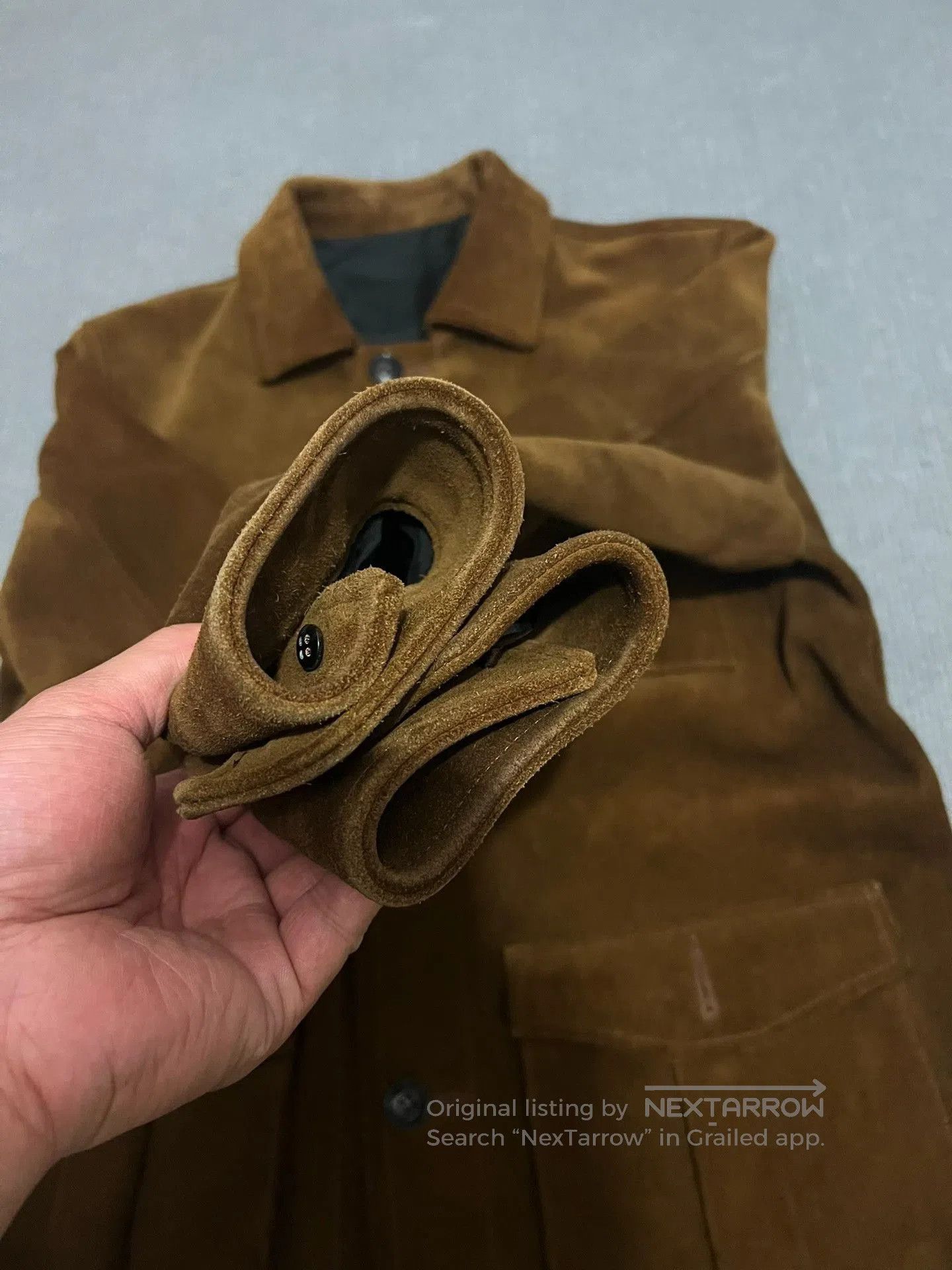 RRL Ralph Lauren Vintage Suede Work Leather Jacket. Size US M / EU 48-50 / 2 - 4 Thumbnail