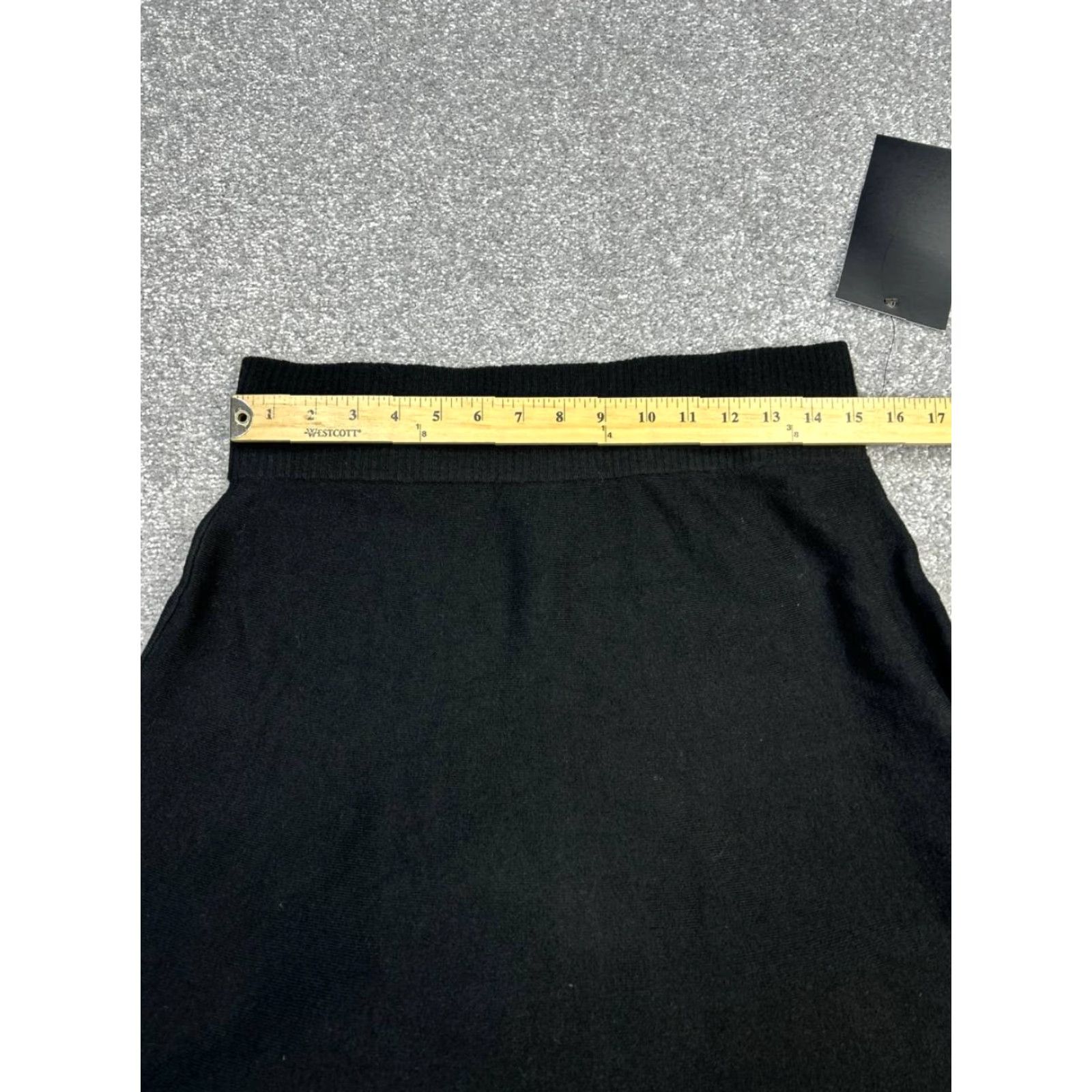 Vintage Tuckernuck Xena Midi Skirt Womens Large Black A-Line Knit Stretch Outdoor New Size 36" / US 14 / IT 50 - 5 Thumbnail