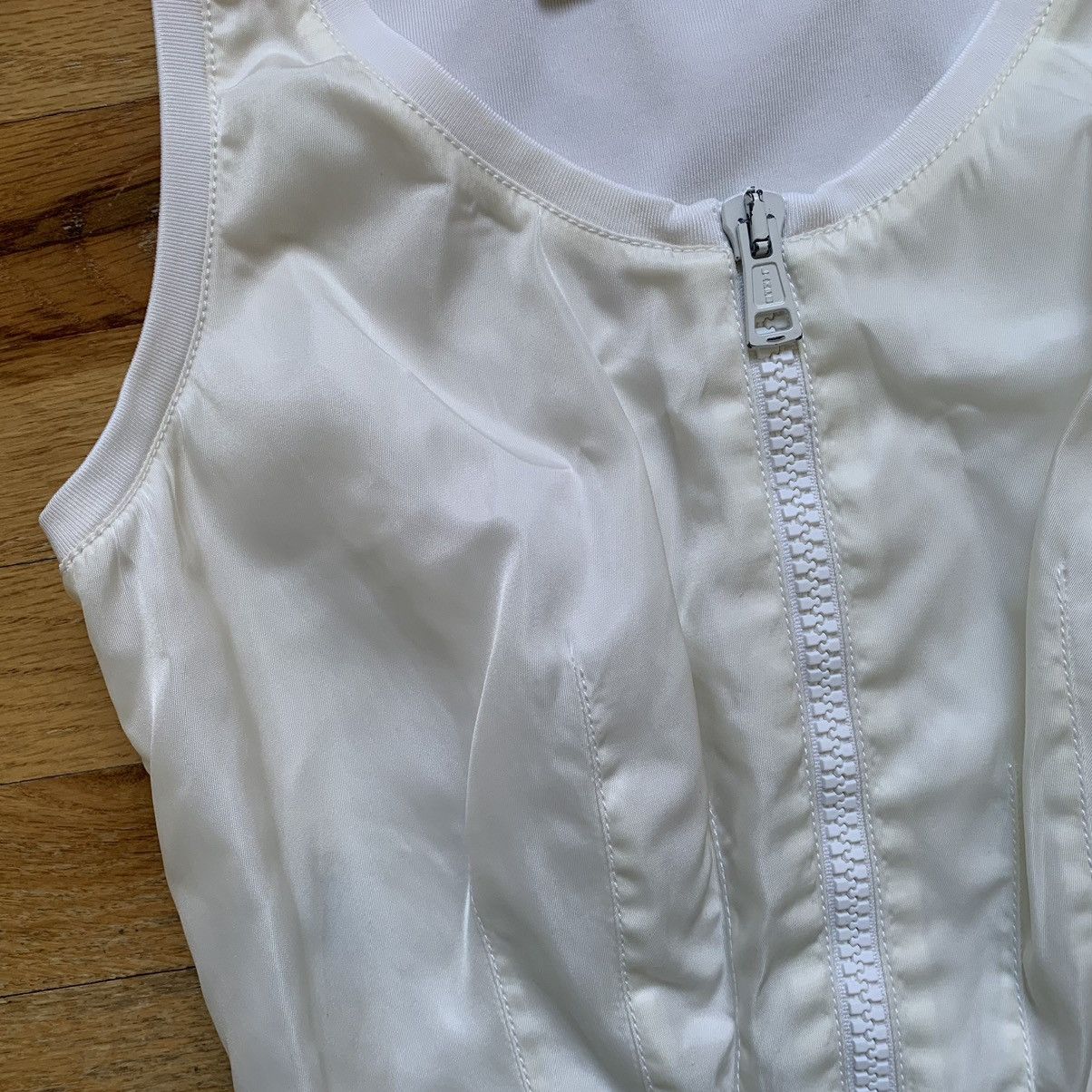 Prada FW1994 Zippered Corset Top Size L / US 10 / IT 46 - 3 Thumbnail