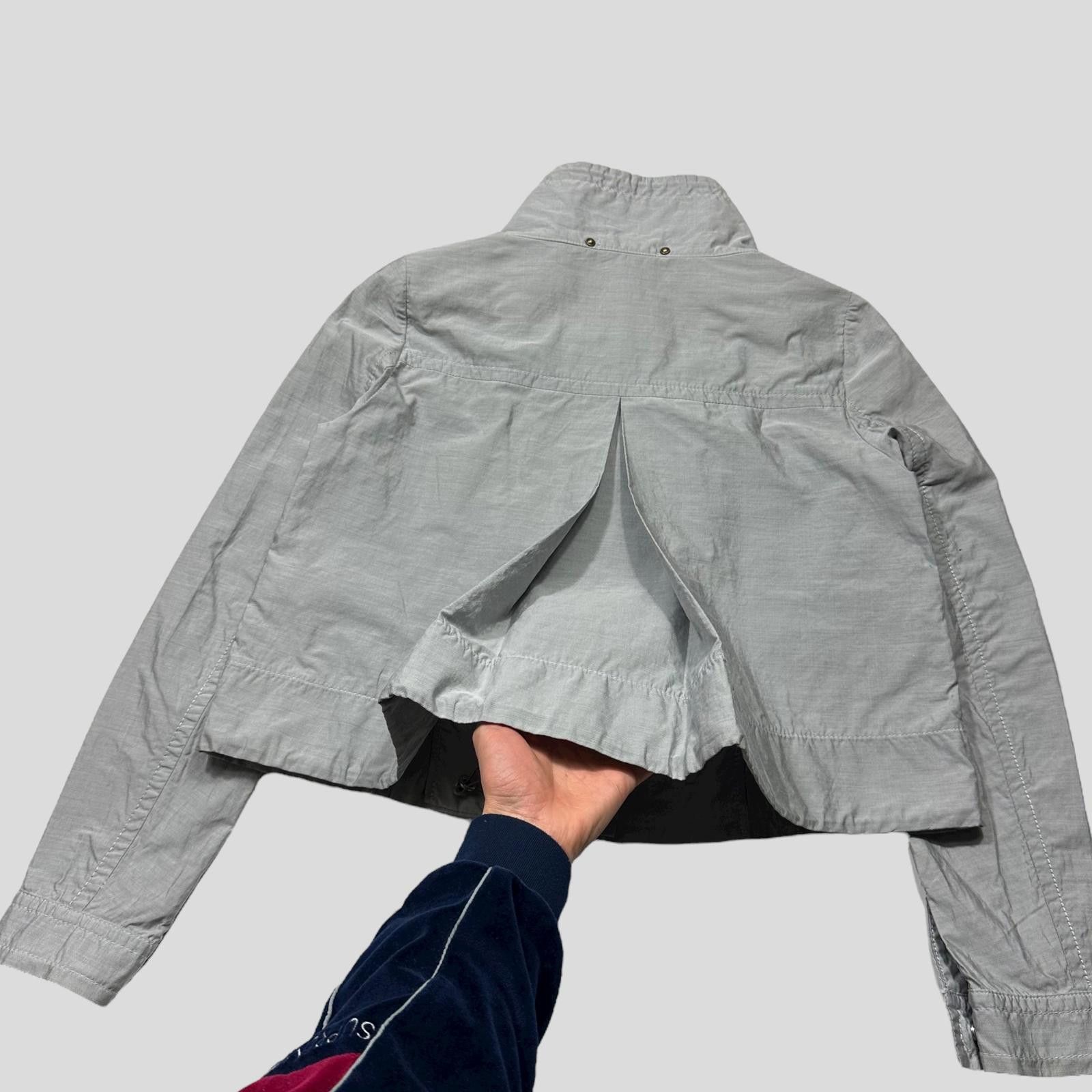 C.P. Company CP Company Cropped Pleated Co-nylon Jacket - IT40 (UK8) Size S / US 4 / IT 40 - 3 Thumbnail