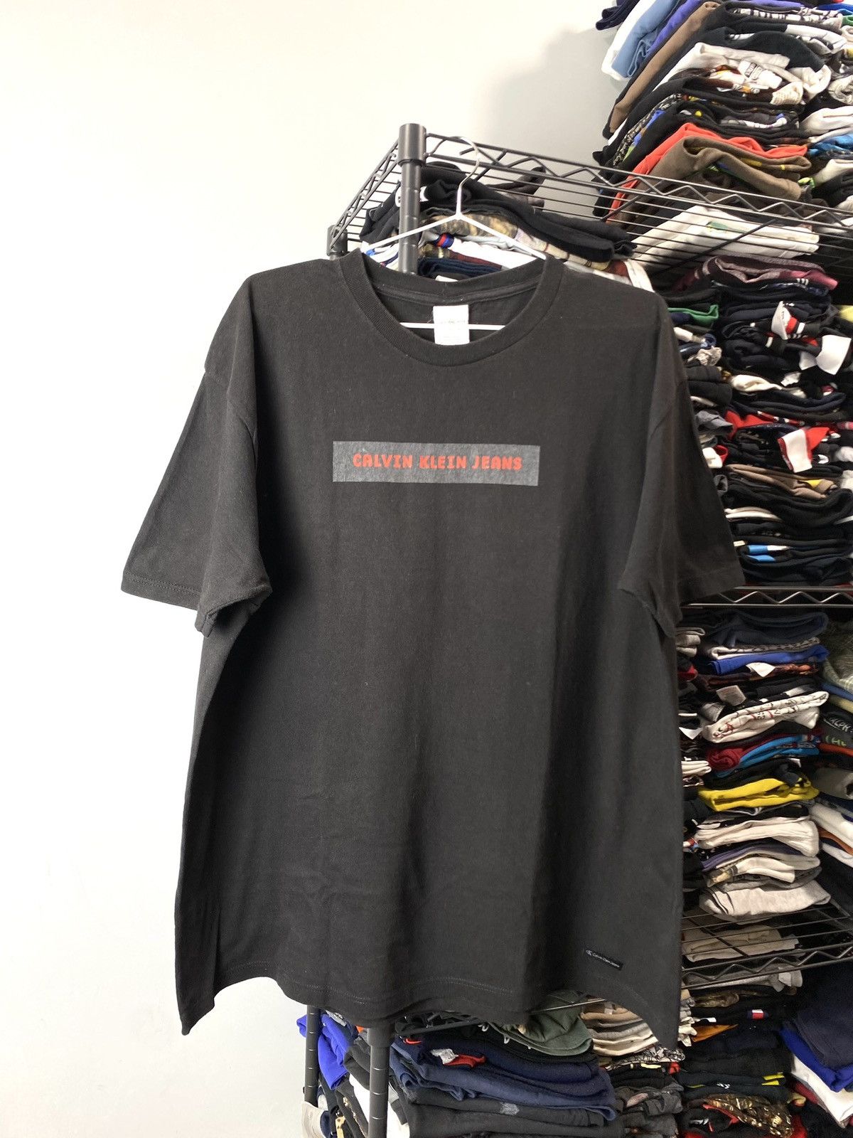 Calvin Klein 205W39NYC Vintage Archive Calvin Klein Reflective T Shirt Size US L / EU 52-54 / 3 - 1 Thumbnail