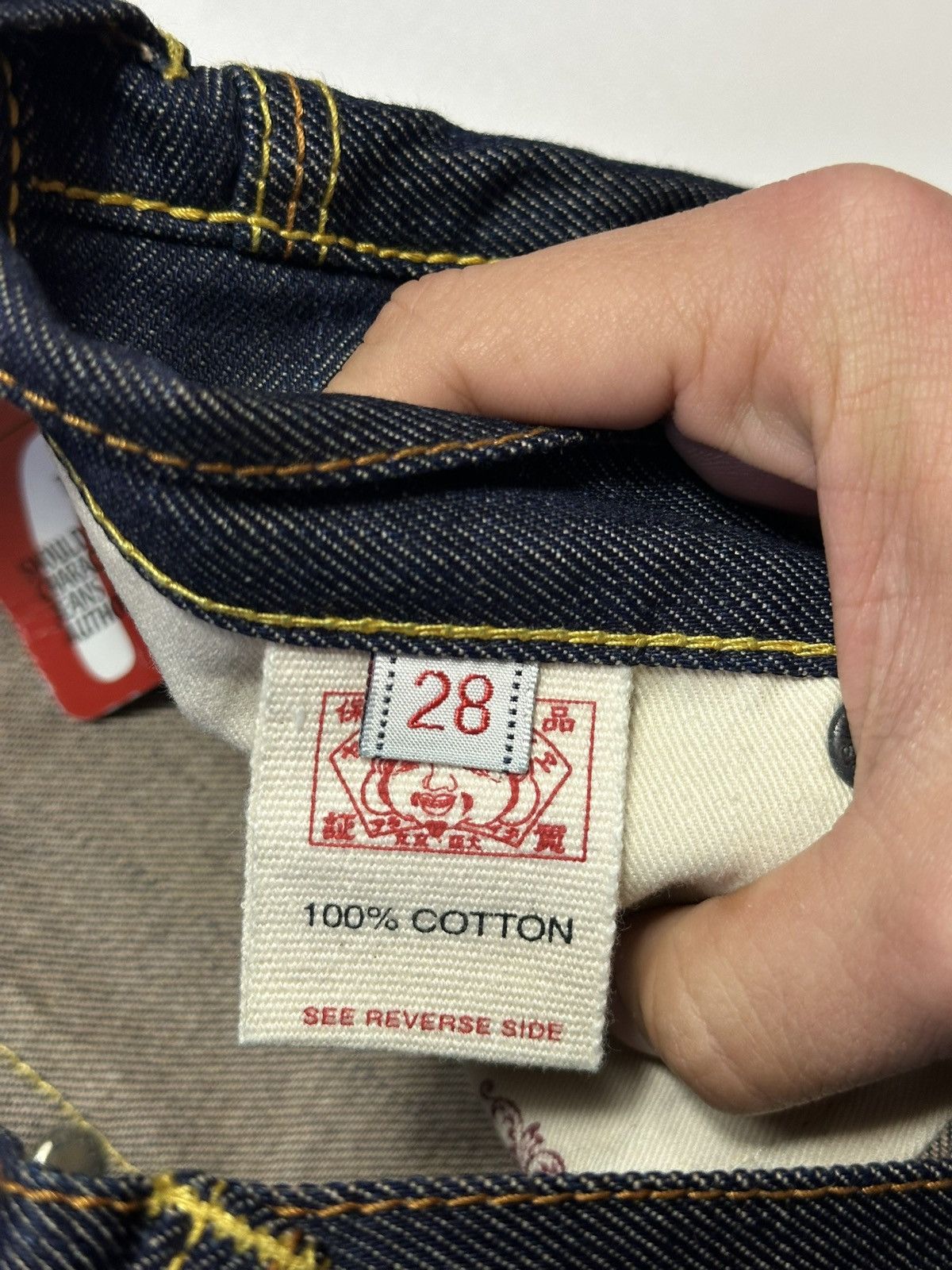 Evisu Vintage Evisu Embroidered Seagull Selvedge Jeans Size US 28 / EU 44 - 11 Thumbnail