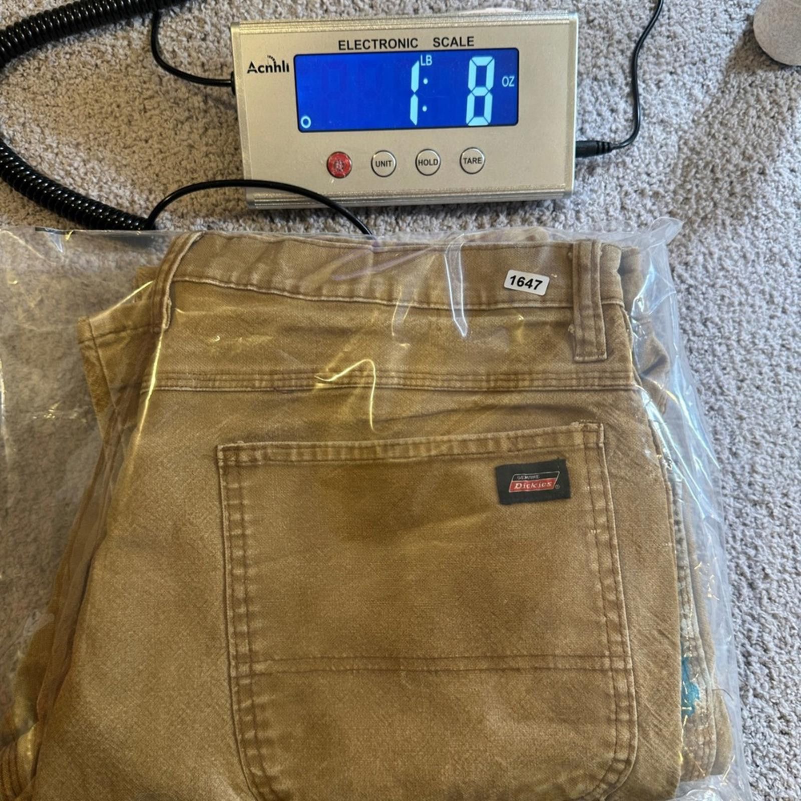 Dickies Dickies Carpenter Pants Mens 36x34 Tan Paint Splatter Work Size US 36 / EU 52 - 7 Thumbnail