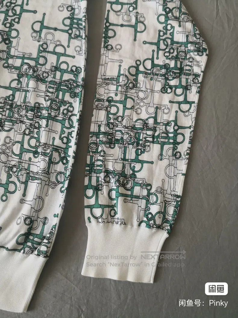 Hermes Hermes Knit sweater, lightweight pure cotton, 100% sea isl Size US XL / EU 56 / 4 - 5 Thumbnail