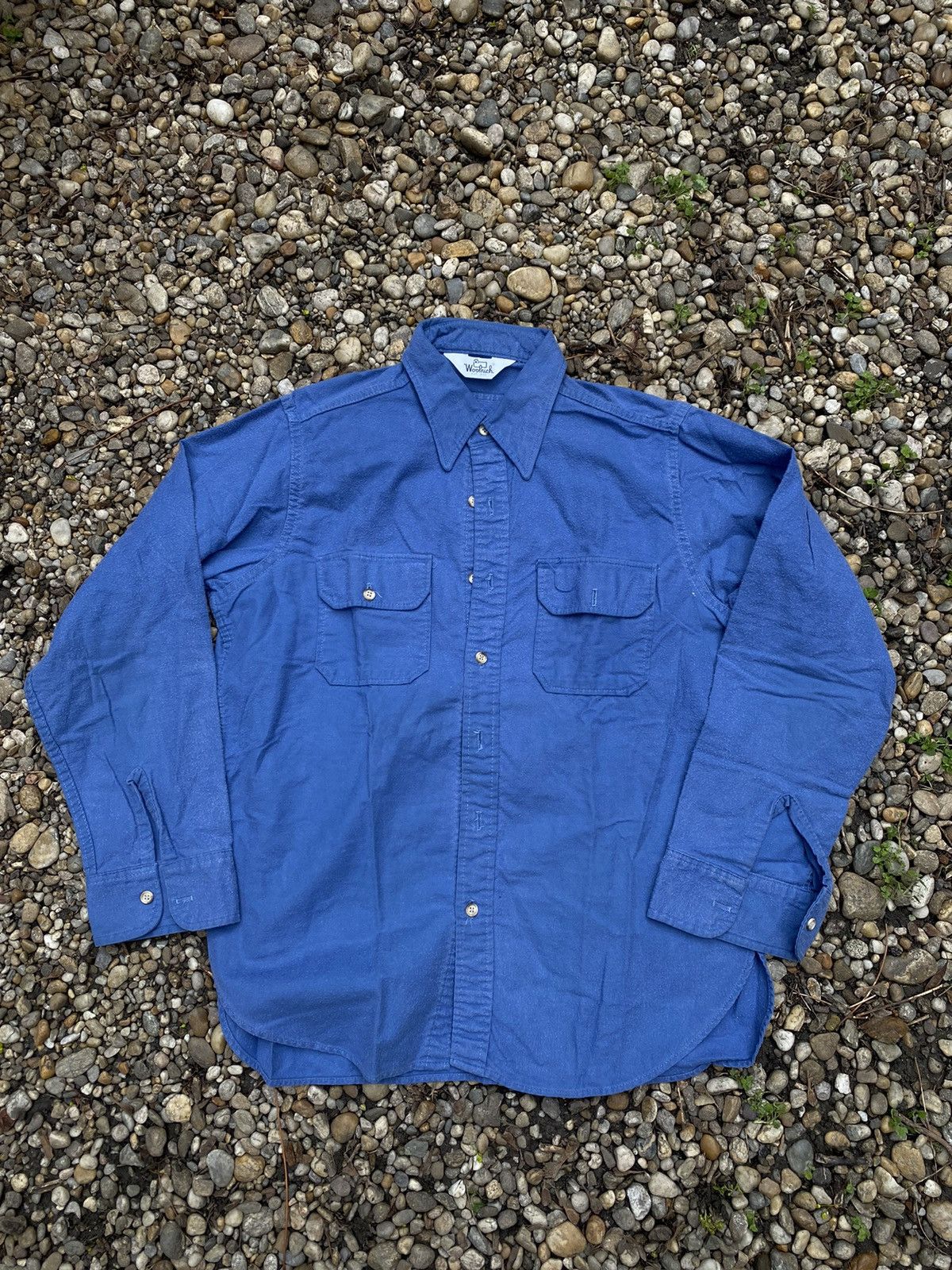 Woolrich Woolen Mills Vintage 70s 80s Woolrich Flannel Work Dense Shirt Size US L / EU 52-54 / 3 - 1 Thumbnail