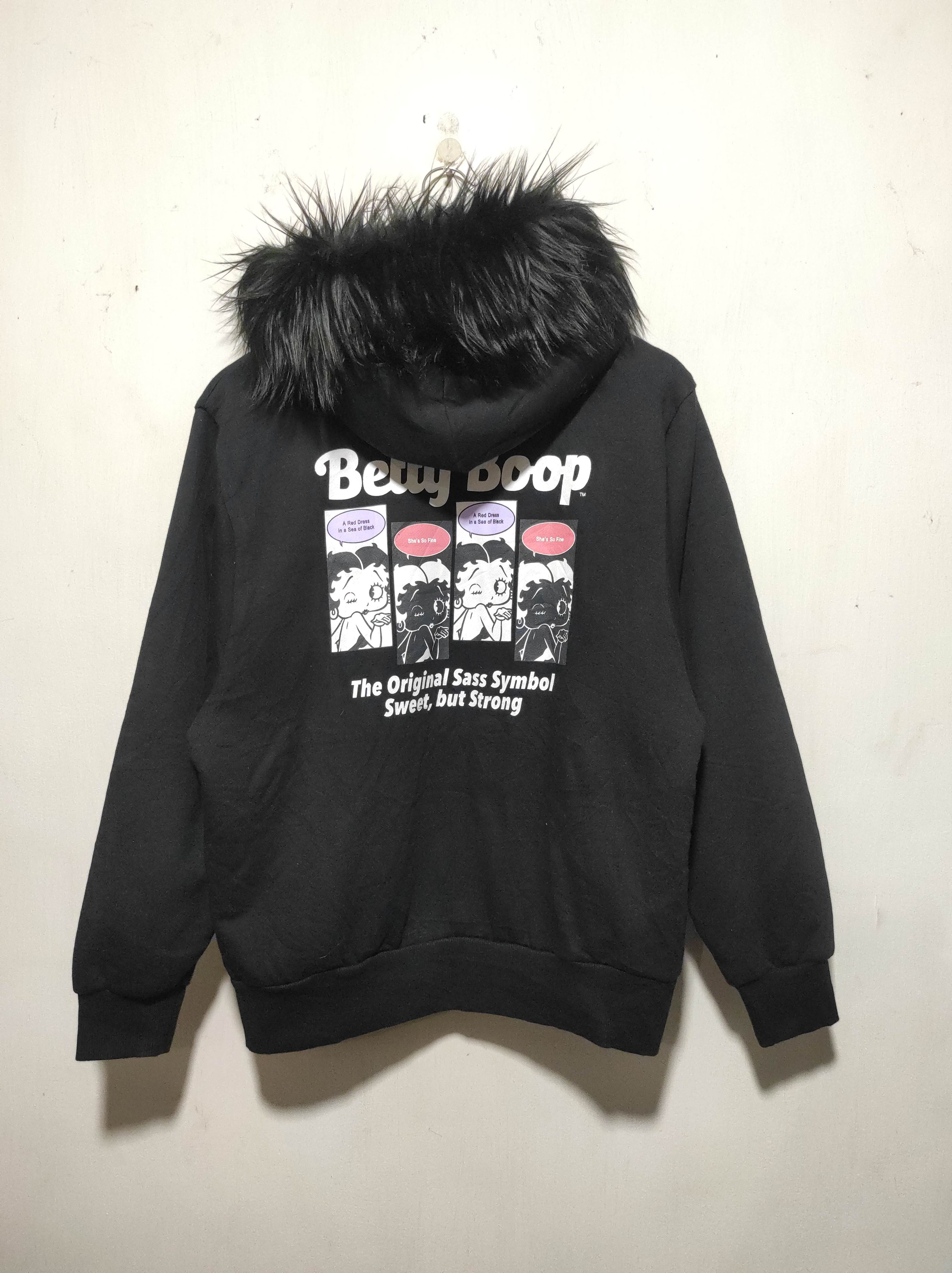 14th Addiction Betty Boop Sherpa Zipper Fur Hoodie i6w9 Lgb Style Size US M / EU 48-50 / 2 - 13 Thumbnail