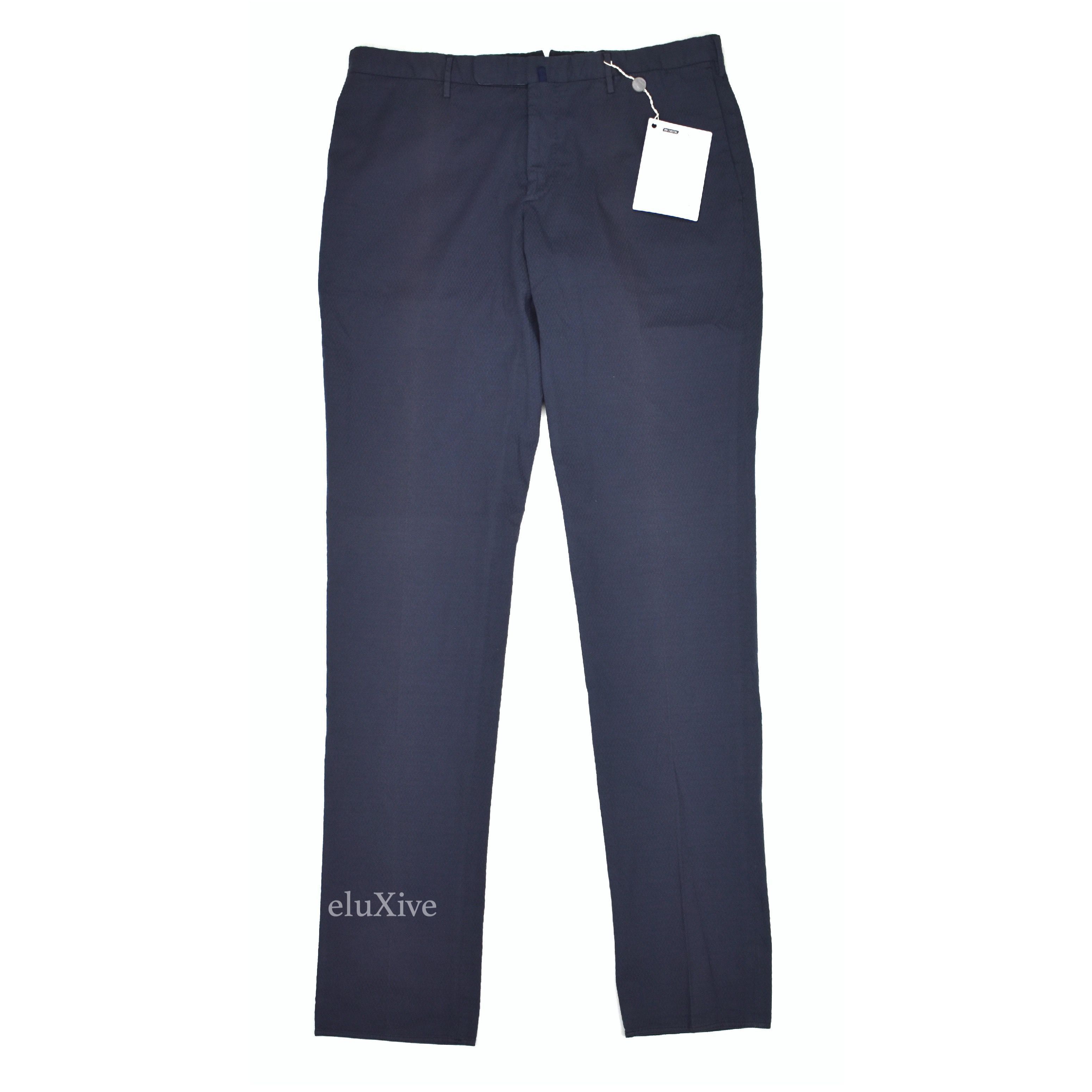 Incotex Incotex Dark Gray Diamond Woven Pants NWT Size US 38 / EU 54 - 1 Preview