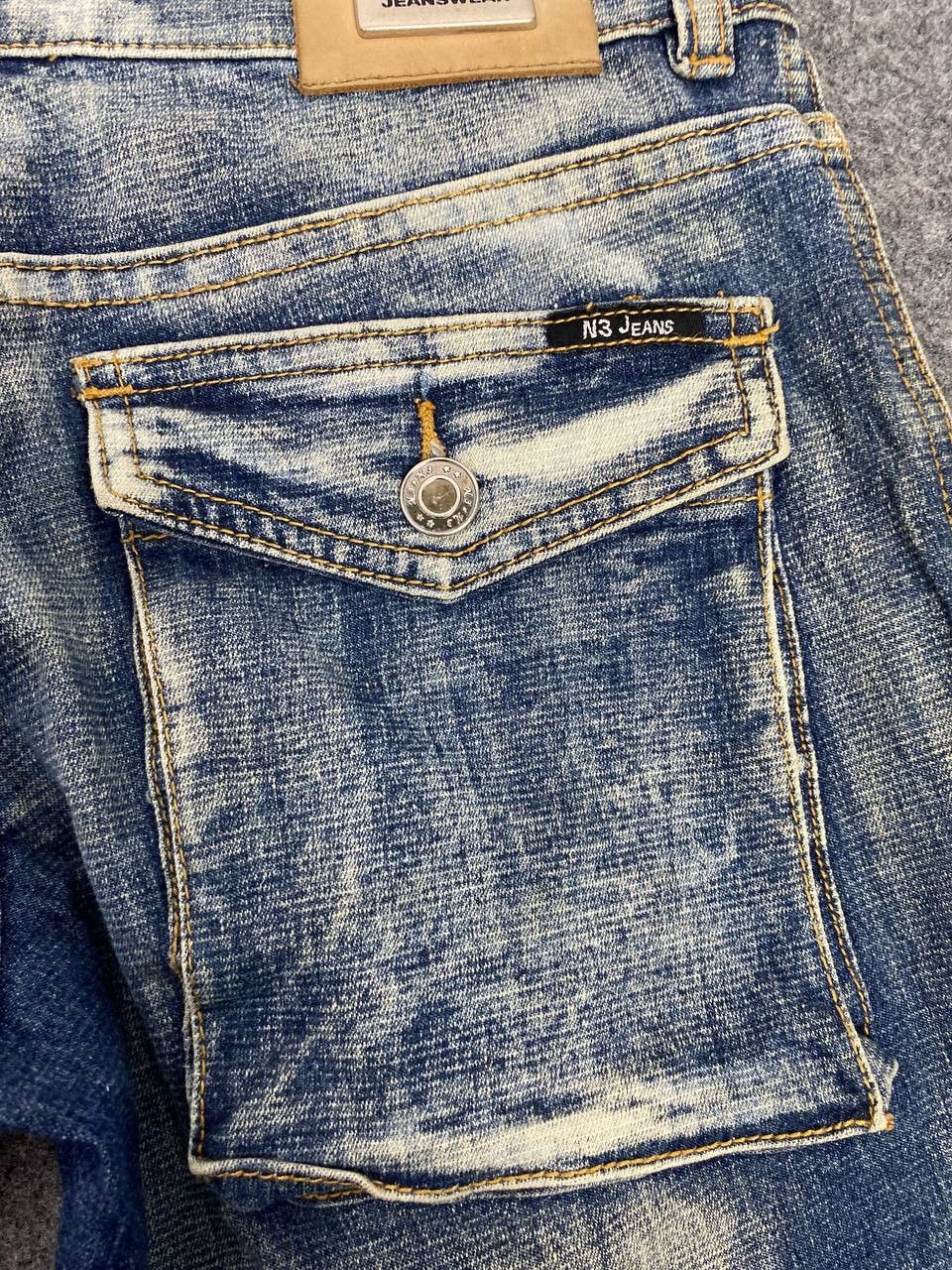 Japanese Brand vintage japanese brands 3d pocket bootcut flare denim Size 28" / US 6 / IT 42 - 4 Thumbnail