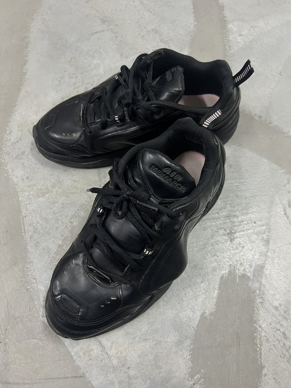 Martine Rose x Nike Air Monarch IV in black