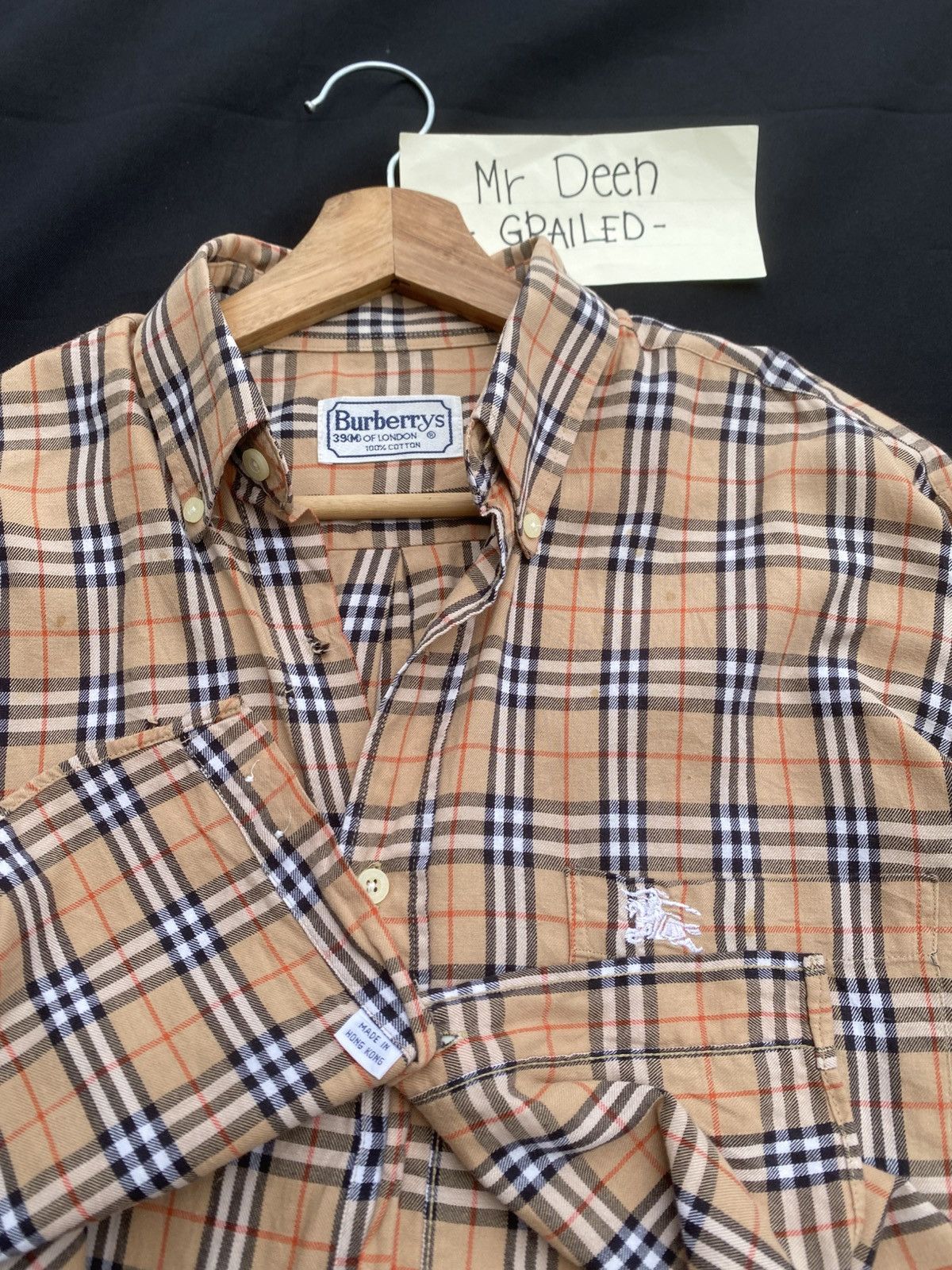 Burberry Rare Vintage Burberry Longsleeve Buttons Checkered Shirt Size US L / EU 52-54 / 3 - 12 Thumbnail