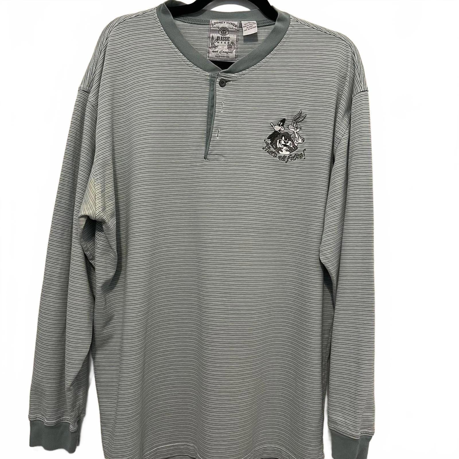 Designer Looney Tunes Vintage Long Sleeve Tee Size US XL / EU 56 / 4 - 1 Thumbnail