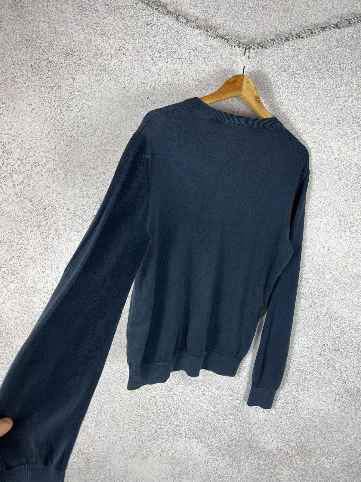 Lacoste Vintage Lacoste V-Neck Sweater Size US L / EU 52-54 / 3 - 5 Thumbnail