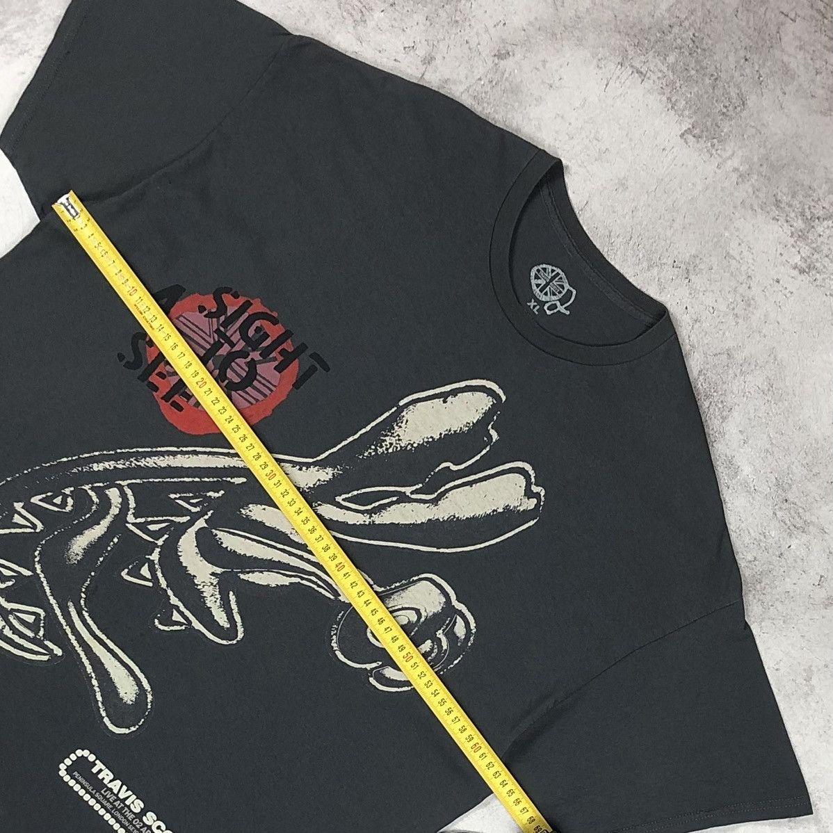 Travis Scott Travis Scott O2 Live Arena London A Sight To See Tee Size US XL / EU 56 / 4 - 16 Thumbnail