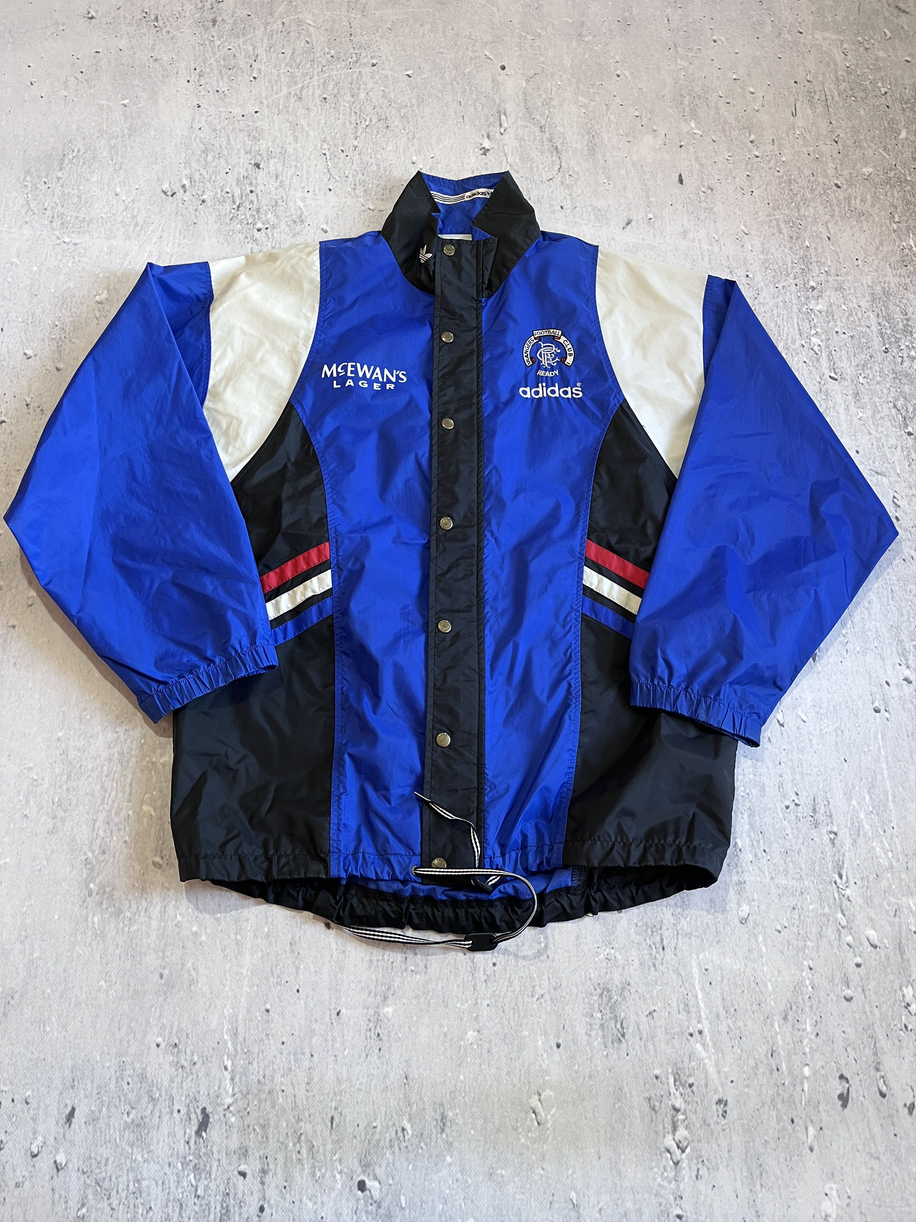 Adidas ADIDAS RANGERS VINTAGE 90S WINDBREAKER SPORT JACKET Size US L / EU 52-54 / 3 - 1 Thumbnail