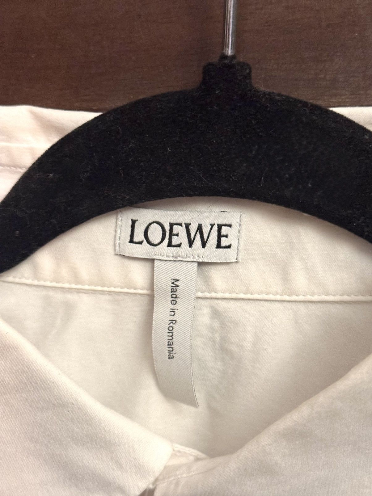 Loewe loewe white cotton shirt 39 men Size US S / EU 44-46 / 1 - 4 Thumbnail
