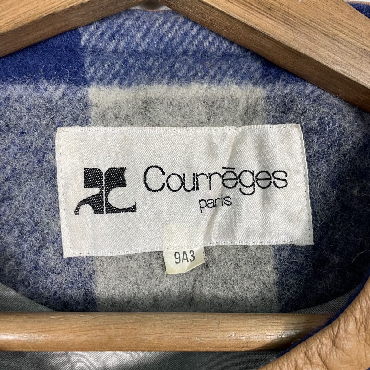 Courreges Courreges Paris Wool Tartan Jacket Size M / US 6-8 / IT 42-44 - 15 Thumbnail