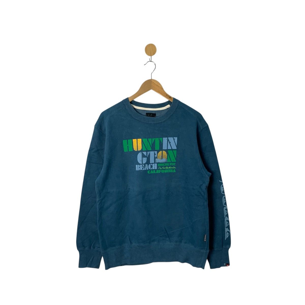 Quiksilver ‘Rare!! Vintage Quiksilver Sweatshirt Size US L / EU 52-54 / 3 - 1 Thumbnail