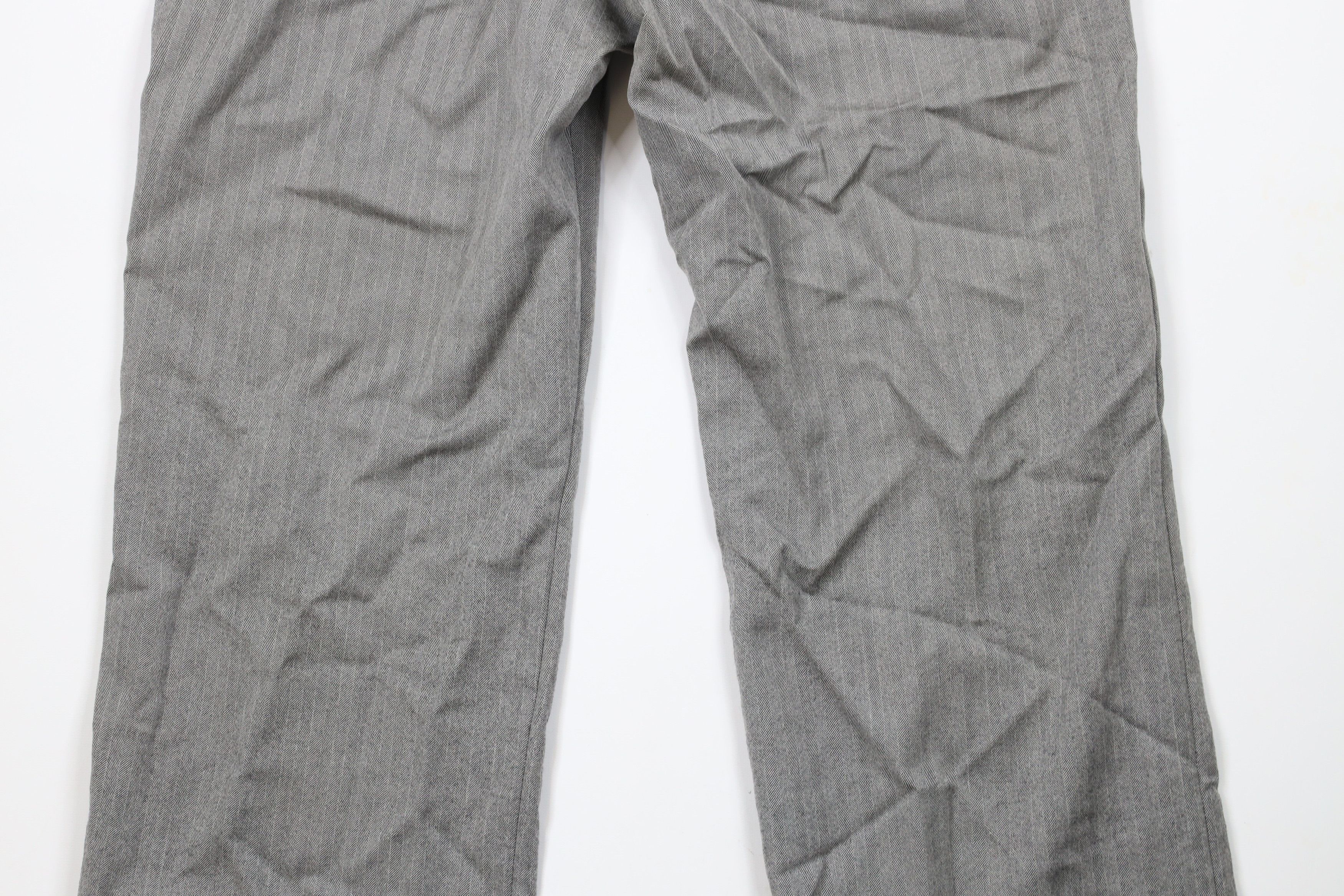 Vintage Vintage 70s Streetwear Herringbone Wide Leg Chino Pants USA Size US 34 / EU 50 - 11 Thumbnail