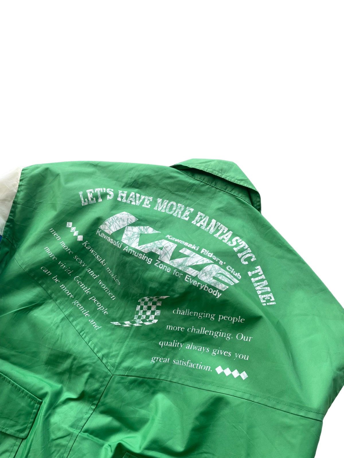 Japanese Brand × Vintage Vintage Kaze Kawasaki Riders Club Jacket Size US L / EU 52-54 / 3 - 10 Thumbnail