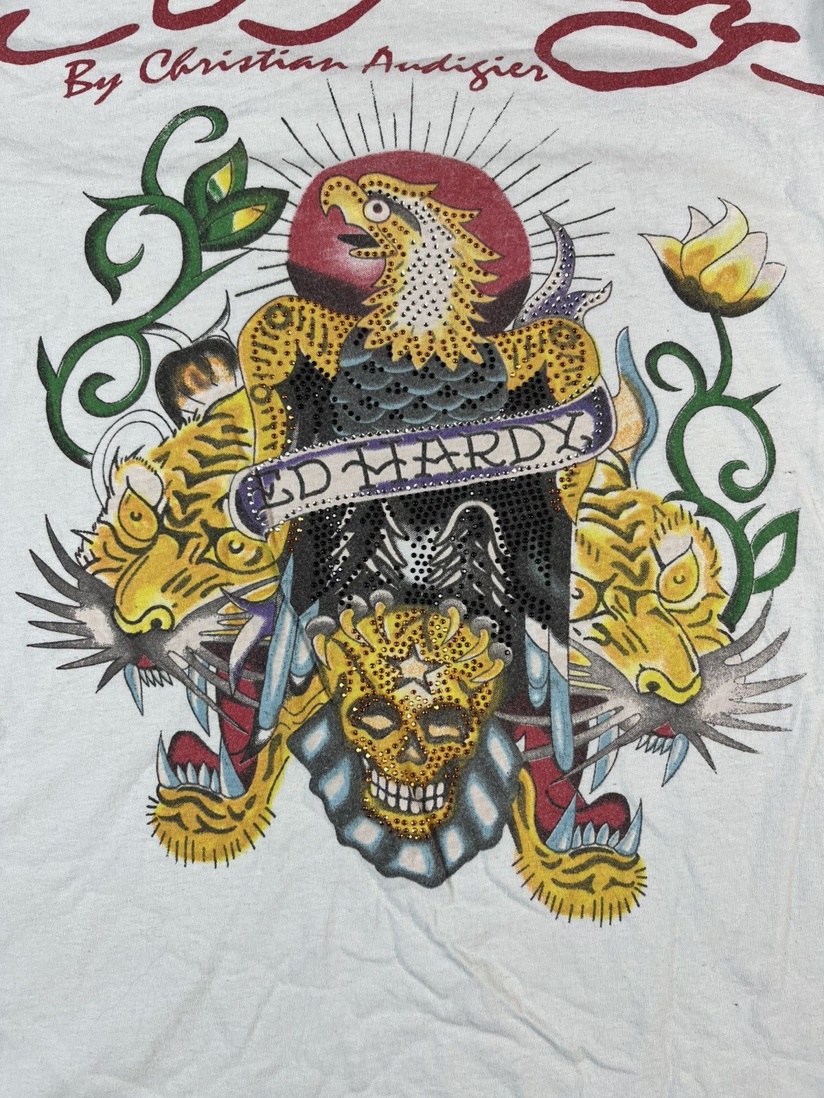Ed Hardy Ed Hardy Tiger Skull Long Sleeve Y2K USA XL Size US XL / EU 56 / 4 - 5 Thumbnail