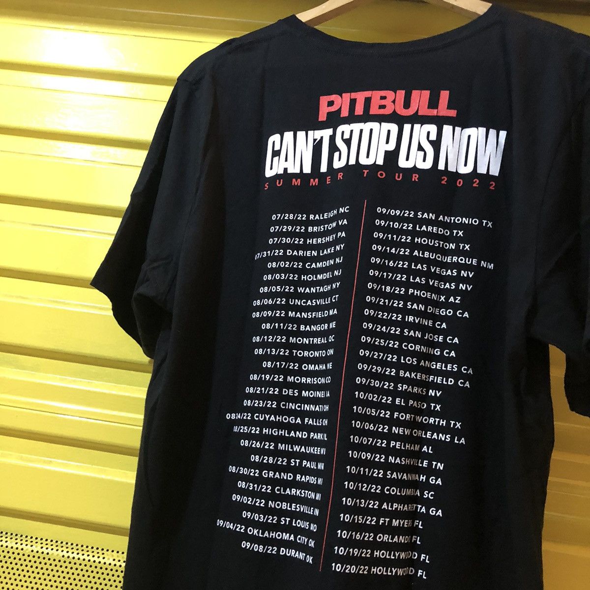 Band Tees Pitbull can't stop us now tour Size US XL / EU 56 / 4 - 5 Thumbnail