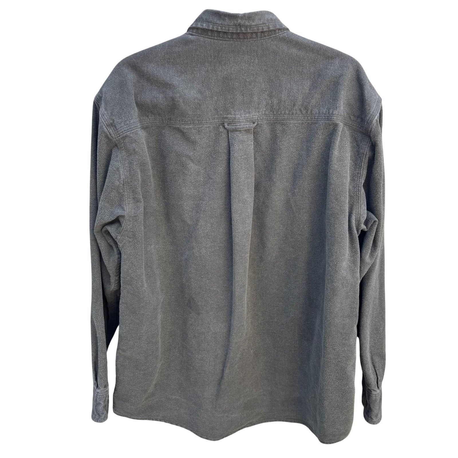 Eddie Bauer Eddie Bauer Vintage Mens Olive Green Heavy Cotton Chamois Sh Size US L / EU 52-54 / 3 - 4 Thumbnail