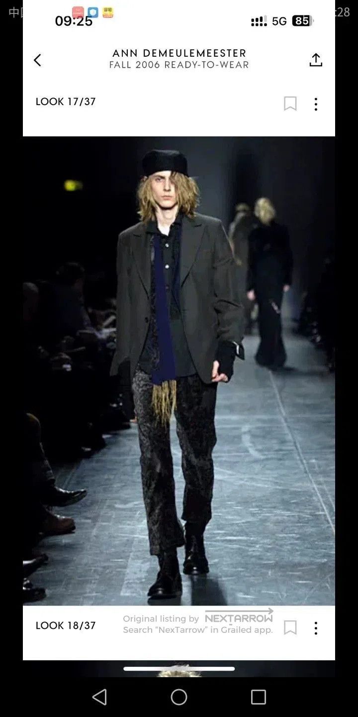 Ann Demeulemeester ANN DEMEULEMEESTER Vintage Wool Blazer. Size US M / EU 48-50 / 2 - 9 Thumbnail