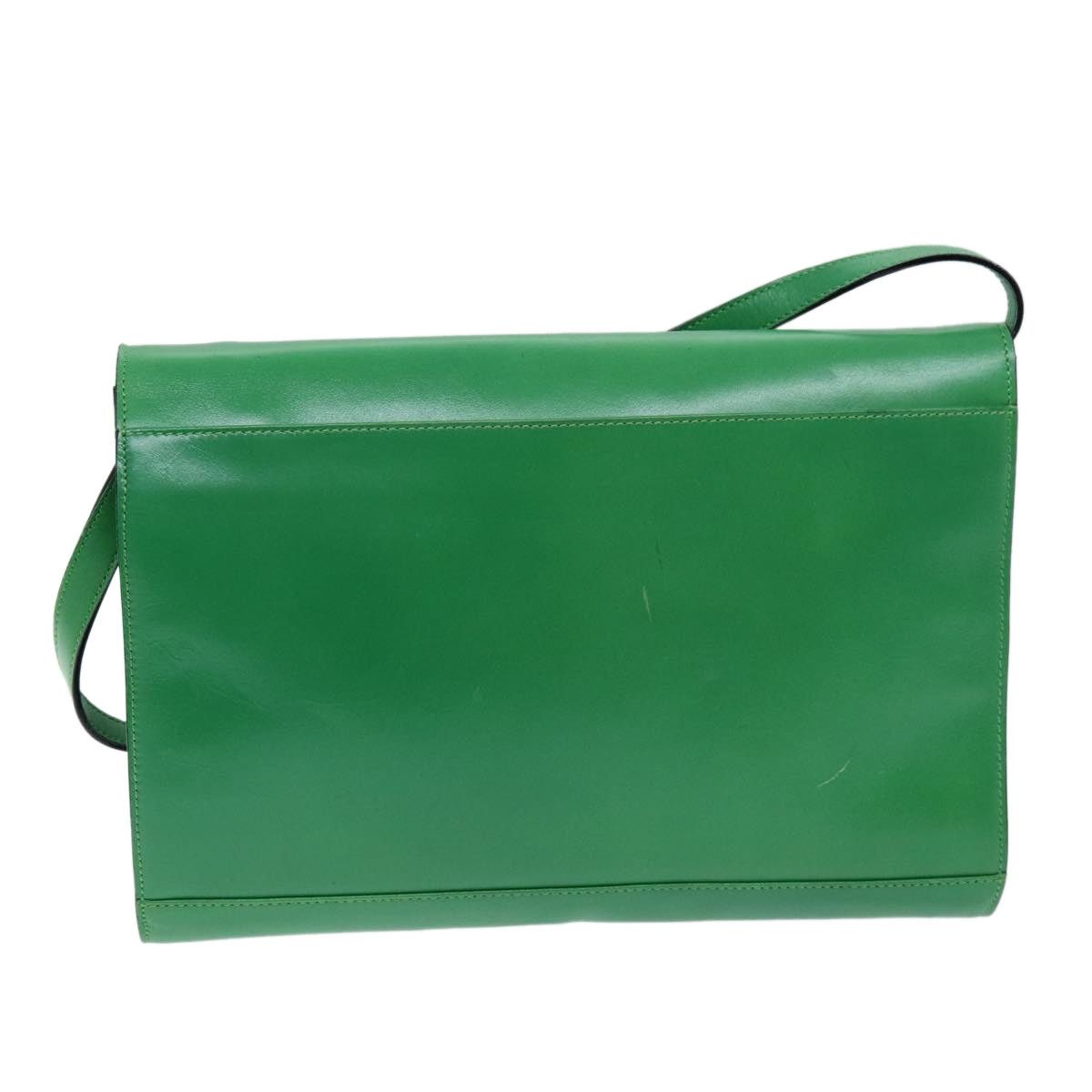 Celine CELINE Shoulder Bag Leather Green Size ONE SIZE - 2 Thumbnail