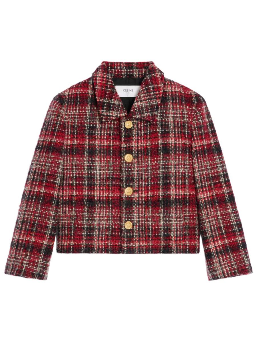 Celine CELINE "CHARLOTTE" JACKET - RED (FR 40) Size M / US 6-8 / IT 42-44 - 1 Thumbnail